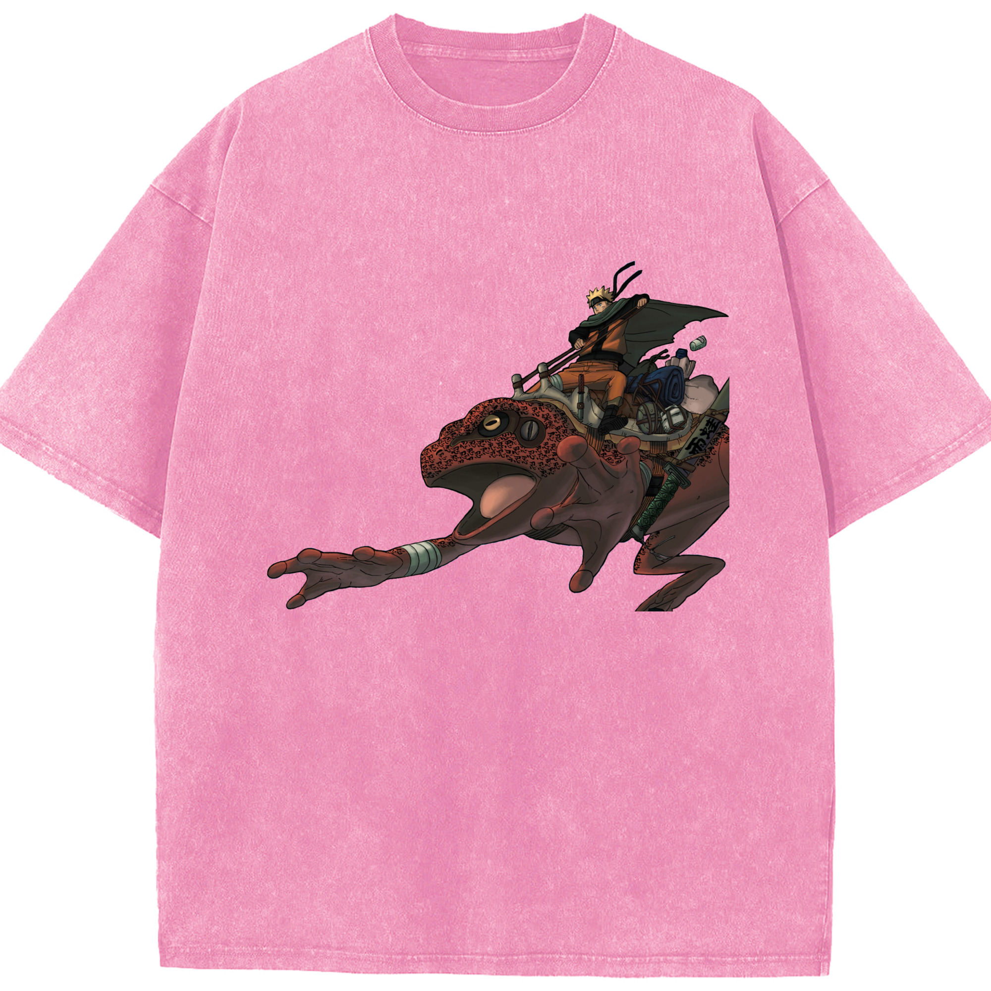 （画像用） NARUTO -ナルト- うずまき ナルト Uzumaki Naruto 綿100% ヴィンテージ風 半袖Tシャツ（フロントプリント）